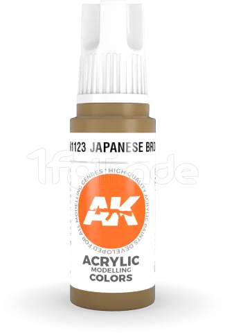 Photo de Ak Interactive  Pot de Peinture - Japanese Brown (17 ml)