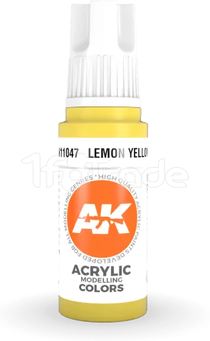 Photo de Ak Interactive  Pot de Peinture - Lemon Yellow (17 ml)