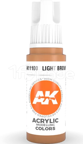 Photo de Ak Interactive  Pot de Peinture - Light Brown (17 ml)