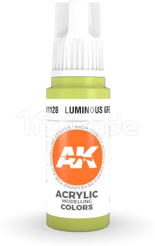 Photo de Ak Interactive  Pot de Peinture - Luminous Green (17 ml)