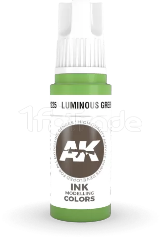 Photo de Ak Interactive  Pot de Peinture - Luminous Green Ink (17 ml)