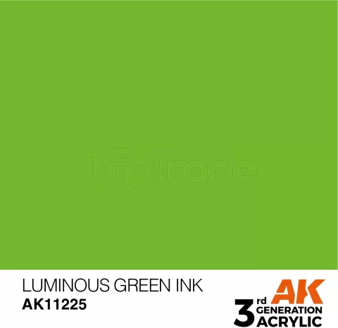 Photo de Ak Interactive  Pot de Peinture - Luminous Green Ink (17 ml)