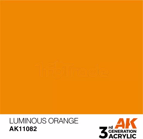 Photo de Ak Interactive  Pot de Peinture - Luminous Orange (17 ml)