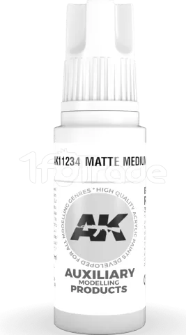 Photo de Ak Interactive  Pot de Peinture - Matte Medium (17 ml)