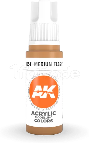 Photo de Ak Interactive  Pot de Peinture - Medium Flesh Tone (17 ml)