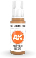 Photo de Ak Interactive  Pot de Peinture - Medium Flesh Tone (17 ml)