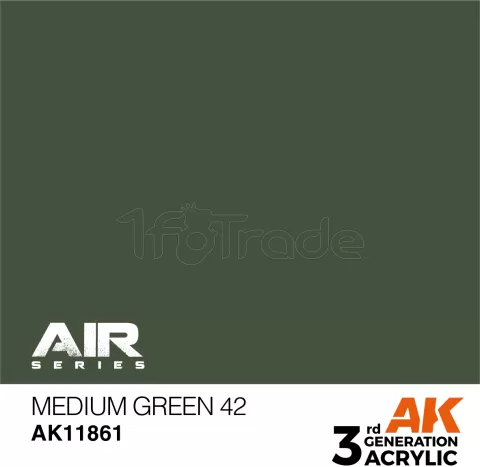 Photo de Ak Interactive  Pot de Peinture - Medium Green 42