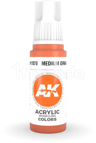 Photo de Ak Interactive  Pot de Peinture - Medium Orange (17 ml)