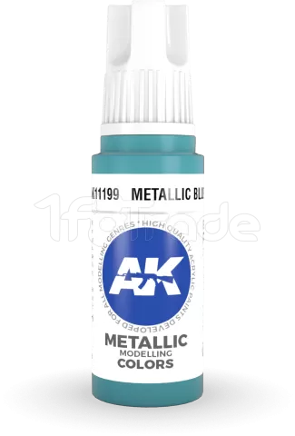 Photo de Ak Interactive  Pot de Peinture - Metallic Blue (17 ml)