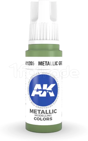 Photo de Ak Interactive  Pot de Peinture - Metallic Green (17 ml)