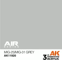 Photo de Ak Interactive  Pot de Peinture - Mig-25/Mig-31 Grey