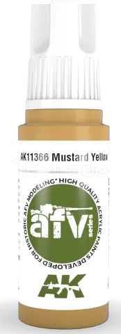 Photo de Ak Interactive  Pot de Peinture - Mustard Yellow (17 ml)