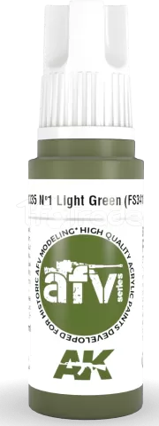 Photo de Ak Interactive  Pot de Peinture - Nº1 Light Green (Fs34151) (17 ml)