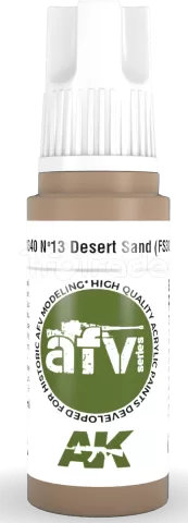 Photo de Ak Interactive  Pot de Peinture - Nº13 Desert Sand (Fs30279) (17 ml)