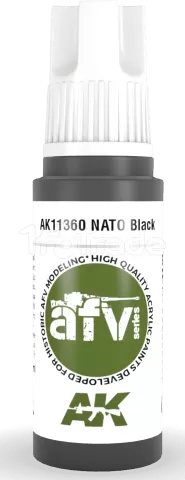 Photo de Ak Interactive  Pot de Peinture - Nato Black (17 ml)