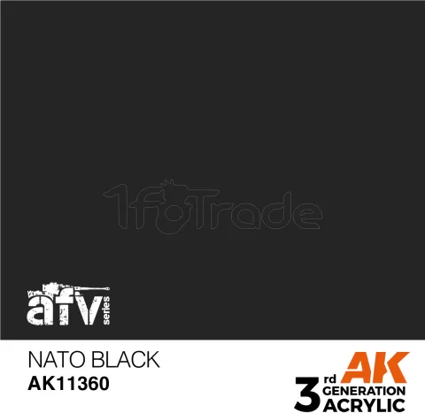 Photo de Ak Interactive  Pot de Peinture - Nato Black (17 ml)