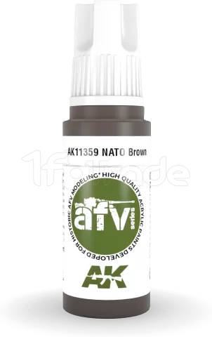 Photo de Ak Interactive  Pot de Peinture - Nato Brown (17 ml)