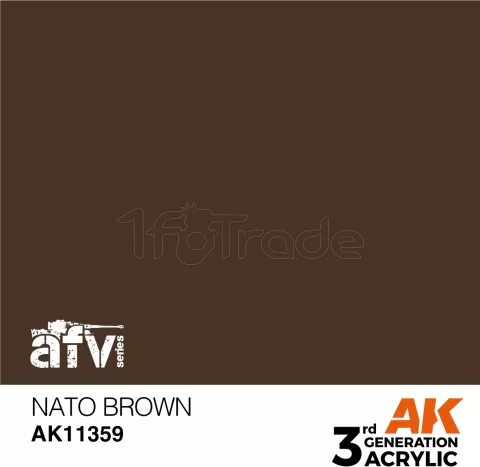 Photo de Ak Interactive  Pot de Peinture - Nato Brown (17 ml)