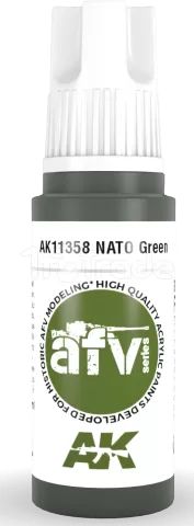 Photo de Ak Interactive  Pot de Peinture - Nato Green (17 ml)