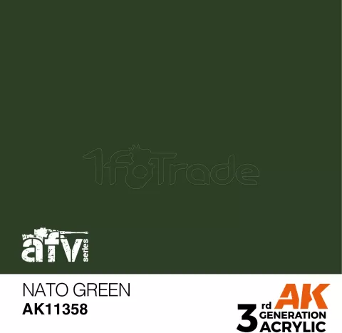 Photo de Ak Interactive  Pot de Peinture - Nato Green (17 ml)