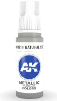 Photo de Ak Interactive  Pot de Peinture - Natural Steel (17 ml)