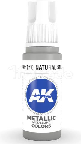 Photo de Ak Interactive  Pot de Peinture - Natural Steel (17 ml)