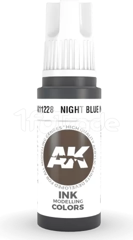 Photo de Ak Interactive  Pot de Peinture - Night Blue Ink (17 ml)