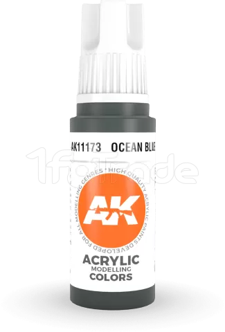 Photo de Ak Interactive  Pot de Peinture - Ocean Blue (17 ml)