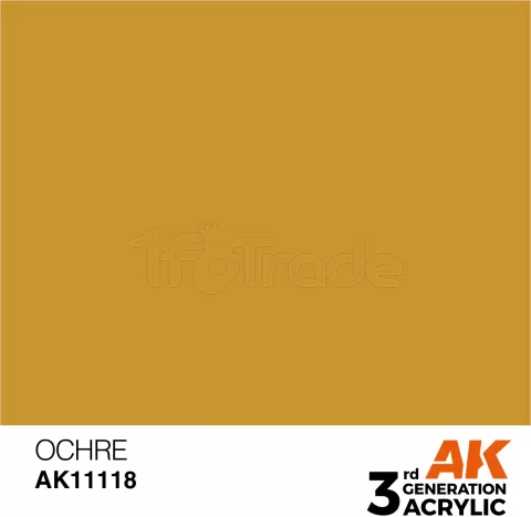 Photo de Ak Interactive  Pot de Peinture - Ocher (17 ml)