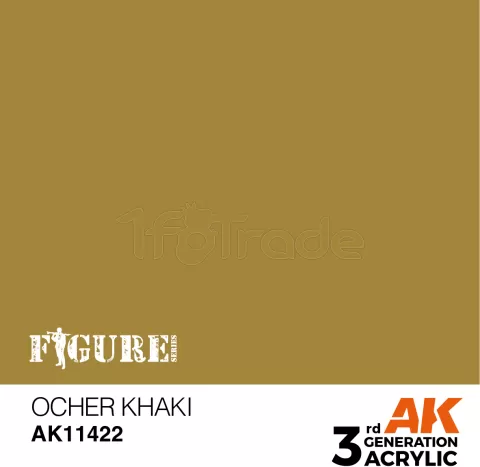 Photo de Ak Interactive  Pot de Peinture - Ocher Khaki (17 ml)