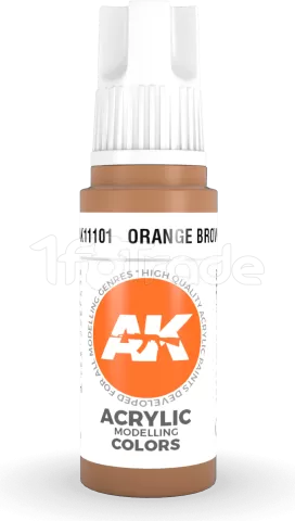 Photo de Ak Interactive  Pot de Peinture - Orange Brown (17 ml)