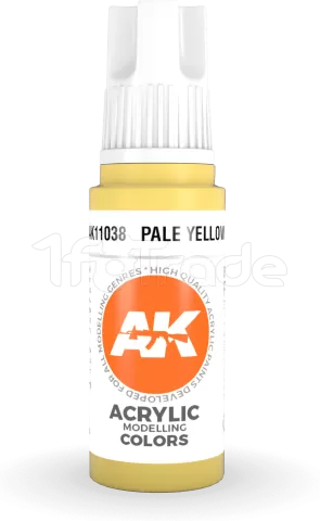 Photo de Ak Interactive  Pot de Peinture - Pale Yellow (17 ml)