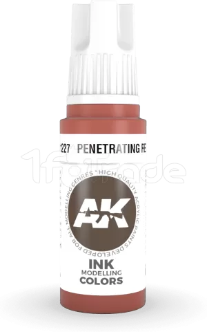 Photo de Ak Interactive  Pot de Peinture - Penetrating Red Ink (17 ml)