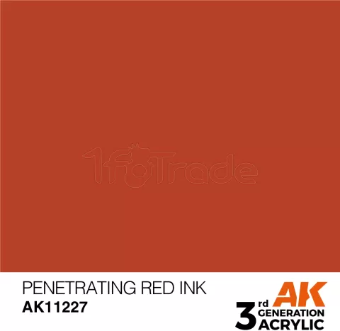 Photo de Ak Interactive  Pot de Peinture - Penetrating Red Ink (17 ml)