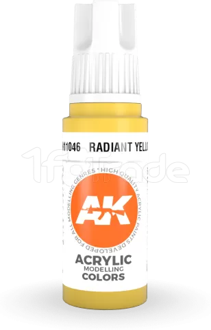 Photo de Ak Interactive  Pot de Peinture - Radiant Yellow (17 ml)