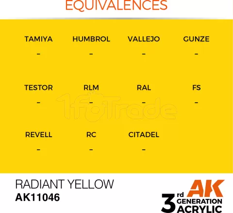 Photo de Ak Interactive  Pot de Peinture - Radiant Yellow (17 ml)