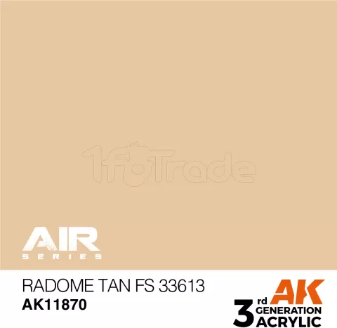 Photo de Ak Interactive  Pot de Peinture - Radome Tan Fs 33613