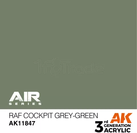 Photo de Ak Interactive  Pot de Peinture - Raf Cockpit Grey-Green