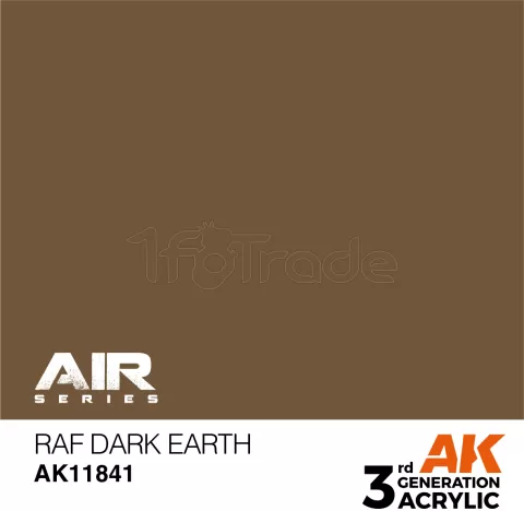 Photo de Ak Interactive  Pot de Peinture - Raf Dark Earth