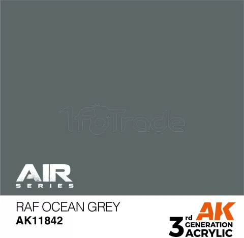 Photo de Ak Interactive  Pot de Peinture - Raf Ocean Grey