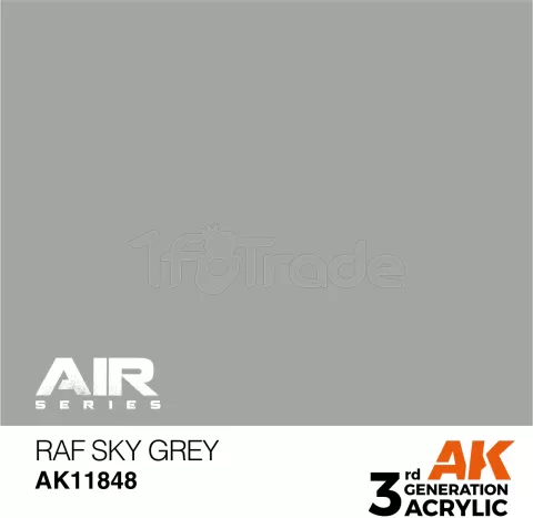 Photo de Ak Interactive  Pot de Peinture - Raf Sky Grey