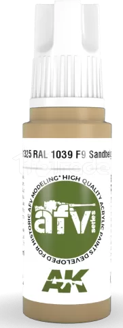 Photo de Ak Interactive  Pot de Peinture - Ral 1039 F9 Sandbeige (17 ml)