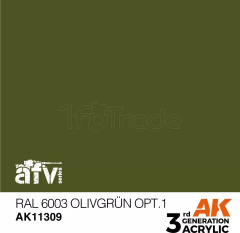 Photo de Ak Interactive  Pot de Peinture - Ral 6003 Olivgrün Opt.1 (17 ml)