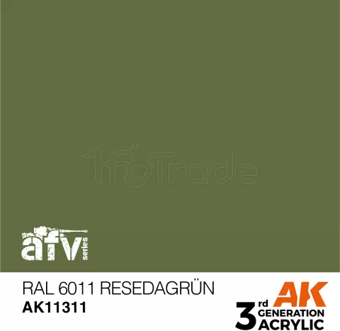 Photo de Ak Interactive  Pot de Peinture - Ral 6011 Resedagrün (17 ml)