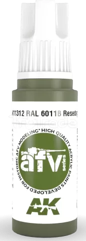 Photo de Ak Interactive  Pot de Peinture - Ral 6011B Resedagrün (17 ml)