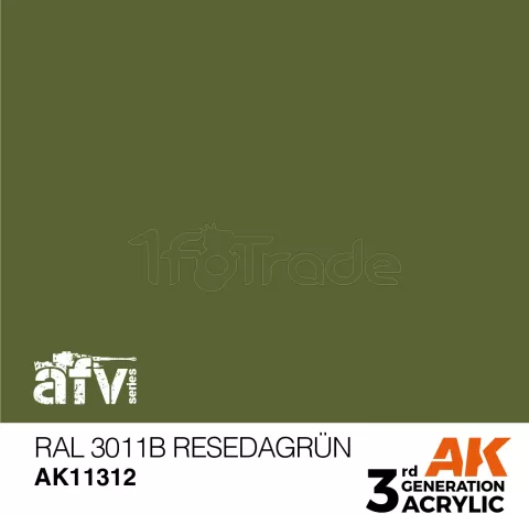 Photo de Ak Interactive  Pot de Peinture - Ral 6011B Resedagrün (17 ml)