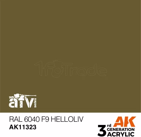 Photo de Ak Interactive  Pot de Peinture - Ral 6040 F9 Helloliv (17 ml)