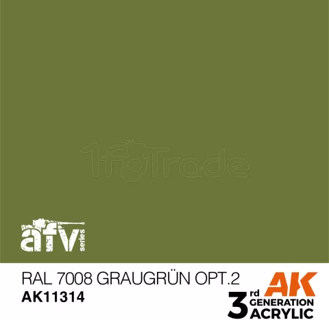 Photo de Ak Interactive  Pot de Peinture - Ral 7008 Graugrün Opt 2 (17 ml)