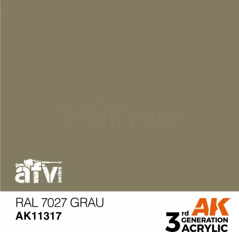 Photo de Ak Interactive  Pot de Peinture - Ral 7027 Grau (17 ml)