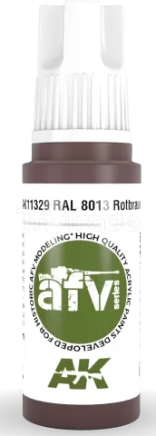 Photo de Ak Interactive  Pot de Peinture - Ral 8013 Rotbraun (17 ml)